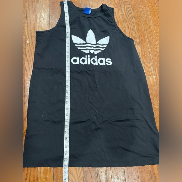 Adidas Charcoal Gray Tee with White Logo - Picture 3 of 6